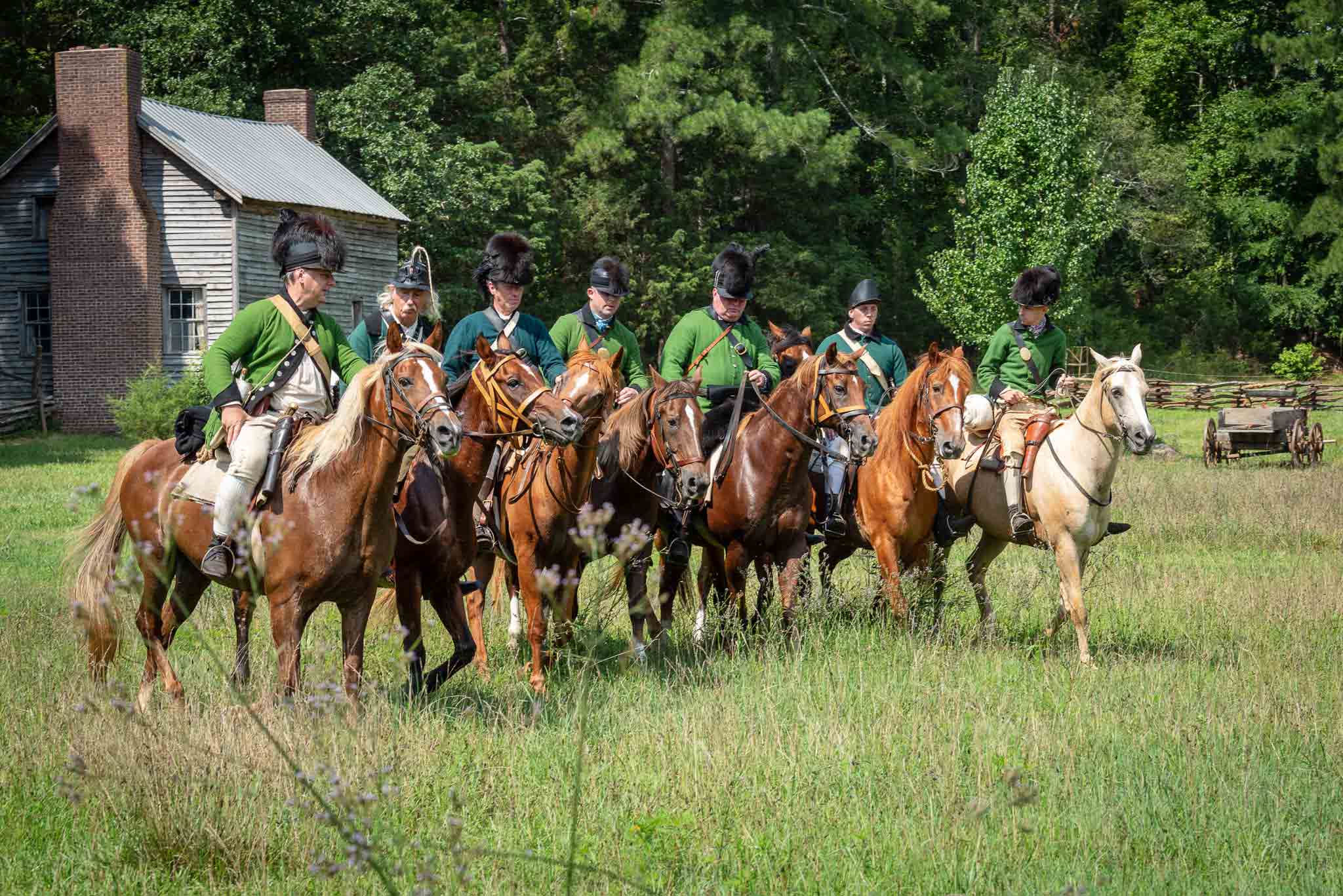Revolutionary War British Cavalry at Historic Brattonsville