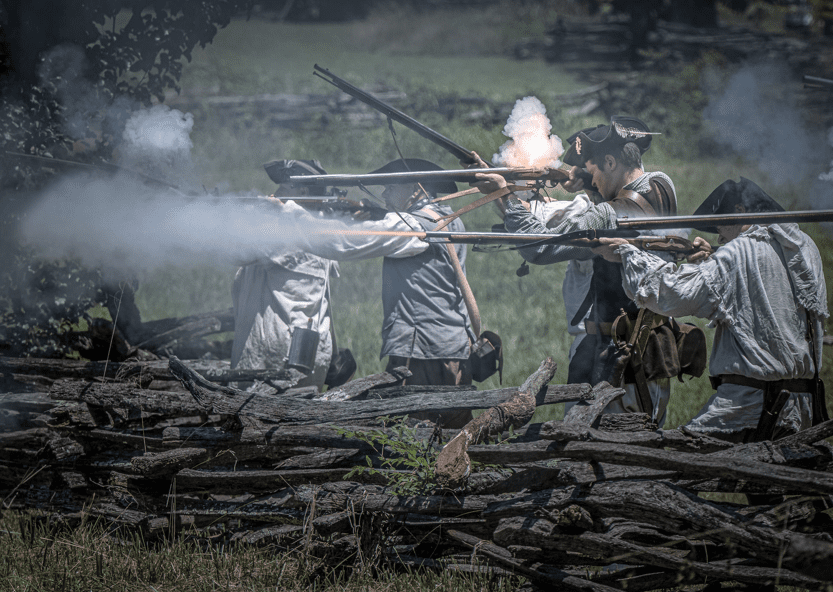 Battle Reenactments During SC250’s Anniversary Celebration